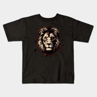 The Lion King's Majestic Safari: A Journey through Royal Realms Kids T-Shirt